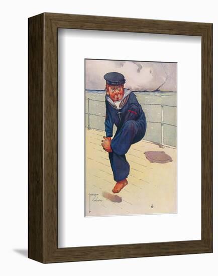 On Starboard Tack-Lawson Wood-Framed Premium Giclee Print