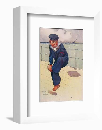 On Starboard Tack-Lawson Wood-Framed Premium Giclee Print