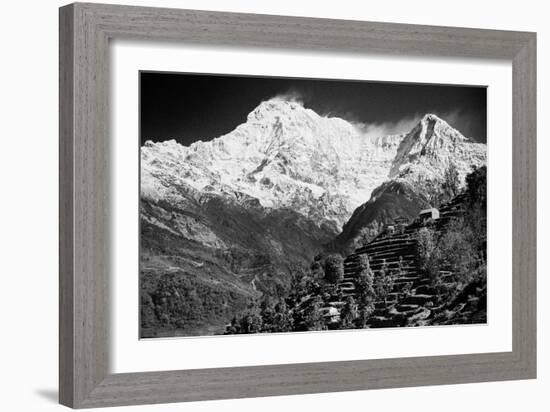 On The Annapurna Base Camp Trail, Nepal-Rebecca Gaal-Framed Photographic Print