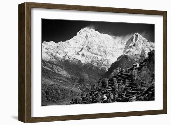 On The Annapurna Base Camp Trail, Nepal-Rebecca Gaal-Framed Photographic Print