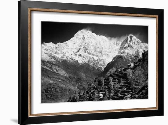 On The Annapurna Base Camp Trail, Nepal-Rebecca Gaal-Framed Photographic Print