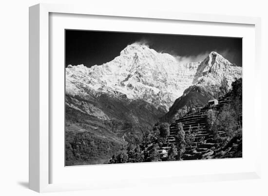 On The Annapurna Base Camp Trail, Nepal-Rebecca Gaal-Framed Photographic Print