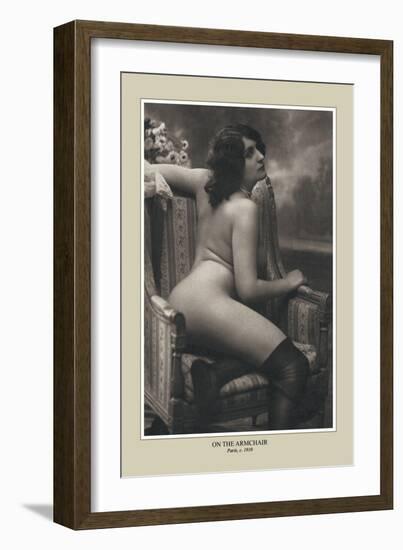 On the Armchair-null-Framed Art Print