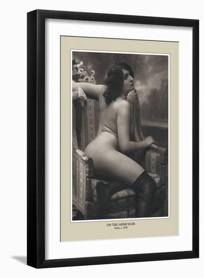 On the Armchair-null-Framed Art Print