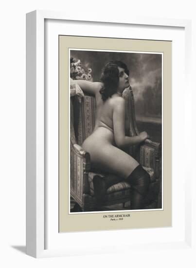 On the Armchair-null-Framed Art Print