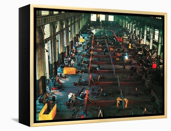 On the Assembly Line-null-Framed Premier Image Canvas