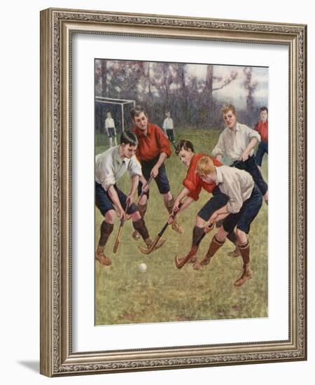 On the Ball!-English School-Framed Giclee Print