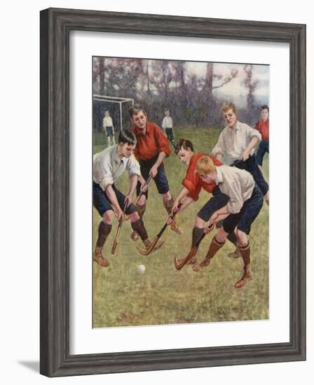 On the Ball!-English School-Framed Giclee Print