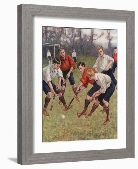 On the Ball!-English School-Framed Giclee Print