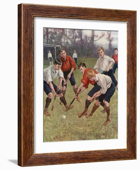 On the Ball!-English School-Framed Giclee Print