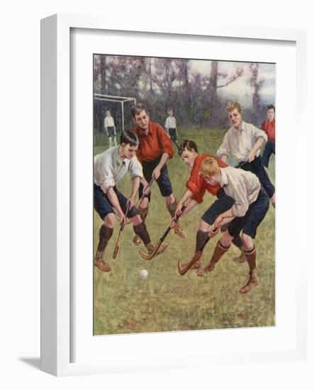 On the Ball!-English School-Framed Giclee Print