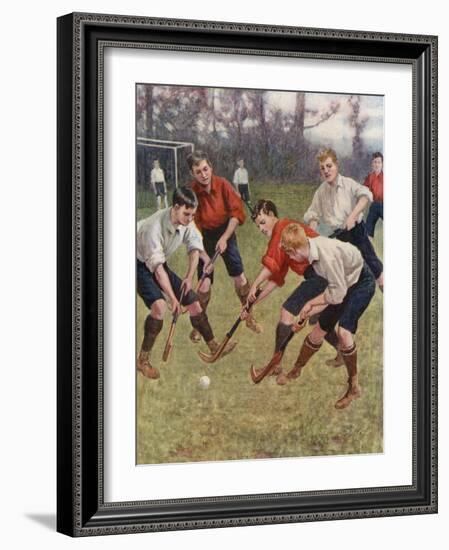 On the Ball!-English School-Framed Giclee Print