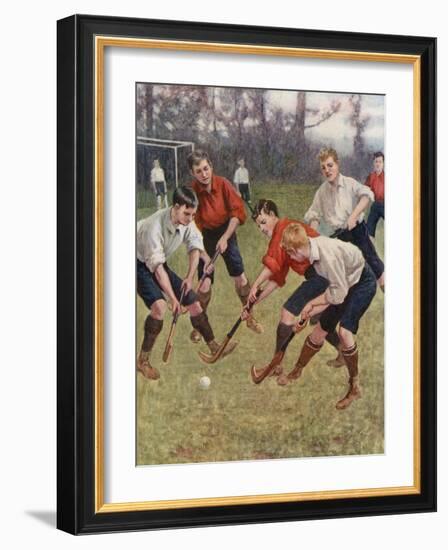 On the Ball!-English School-Framed Giclee Print