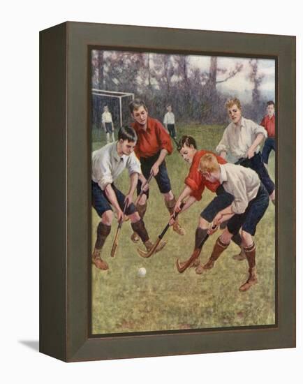 On the Ball!-English School-Framed Premier Image Canvas