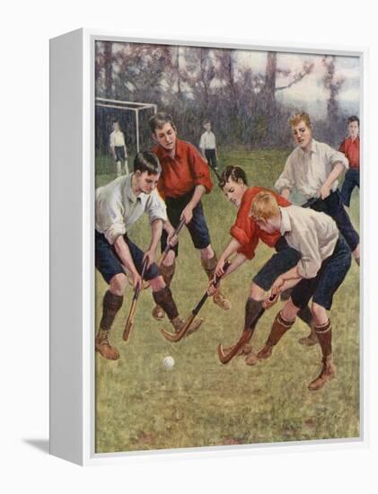 On the Ball!-English School-Framed Premier Image Canvas