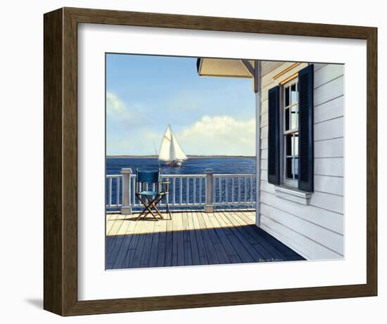 On the Bay-Daniel Pollera-Framed Art Print