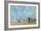 On the Beach, 1863 (W/C and Pastel on Paper)-Eugène Boudin-Framed Giclee Print