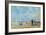 On the Beach, 1863 (W/C and Pastel on Paper)-Eugène Boudin-Framed Giclee Print