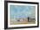 On the Beach, 1863 (W/C and Pastel on Paper)-Eugène Boudin-Framed Giclee Print
