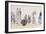 On the Beach, 1866-Eugène Boudin-Framed Giclee Print