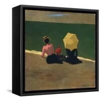On the Beach, 1899-F?lix Vallotton-Framed Premier Image Canvas