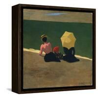 On the Beach, 1899-F?lix Vallotton-Framed Premier Image Canvas