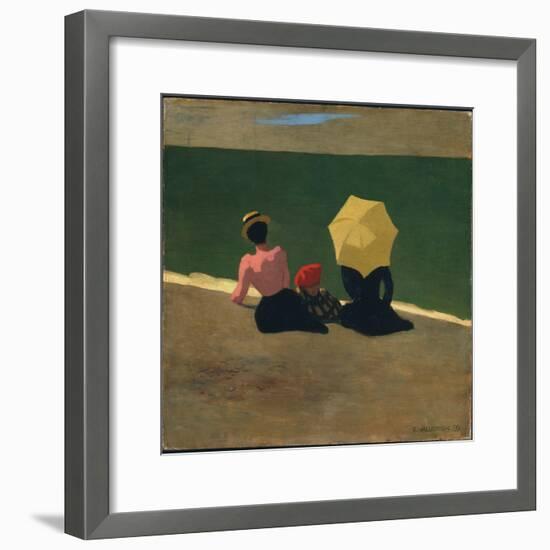 On the Beach, 1899-F?lix Vallotton-Framed Giclee Print