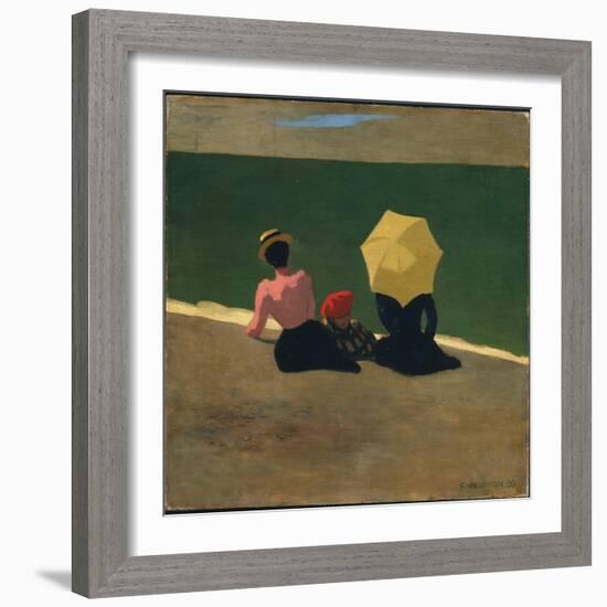 On the Beach, 1899-F?lix Vallotton-Framed Giclee Print