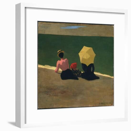 On the Beach, 1899-F?lix Vallotton-Framed Giclee Print