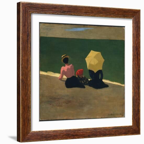 On the Beach, 1899-F?lix Vallotton-Framed Giclee Print