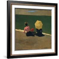 On the Beach, 1899-F?lix Vallotton-Framed Giclee Print