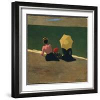 On the Beach, 1899-F?lix Vallotton-Framed Giclee Print