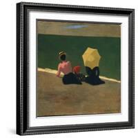 On the Beach, 1899-F?lix Vallotton-Framed Giclee Print
