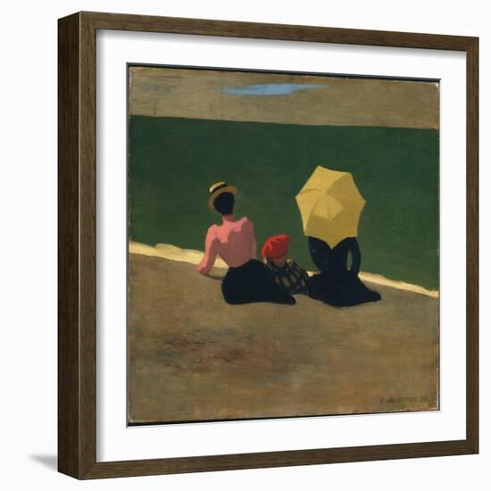 On the Beach, 1899-F?lix Vallotton-Framed Premium Giclee Print