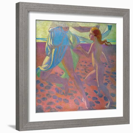 On the Beach, 1912-Maurice Denis-Framed Giclee Print