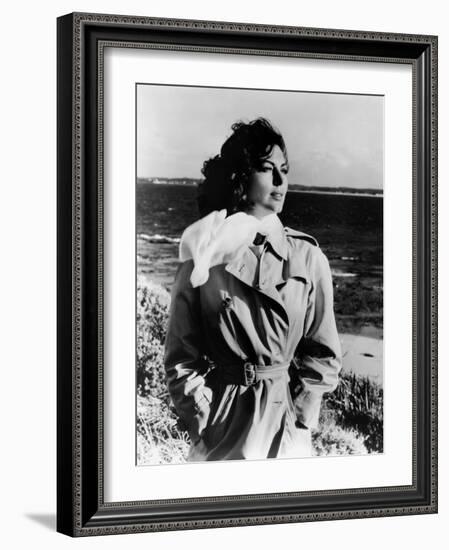 ON THE BEACH, 1959 directed by STANLEY KRAMER Ava Gardner (b/w photo)-null-Framed Photo