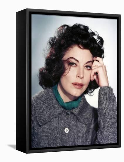 ON THE BEACH, 1959 directed by STANLEY KRAMER Ava Gardner (photo)-null-Framed Stretched Canvas