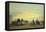 On the Beach at Sunset-Eugène Boudin-Framed Premier Image Canvas