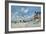 On the Beach at Trouville, 1870-Claude Monet-Framed Giclee Print