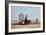 On the Beach at Trouville; Sur La Plage De Trouville, 1865-Eug?ne Boudin-Framed Giclee Print