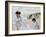 On the Beach at Trouville-Claude Monet-Framed Giclee Print