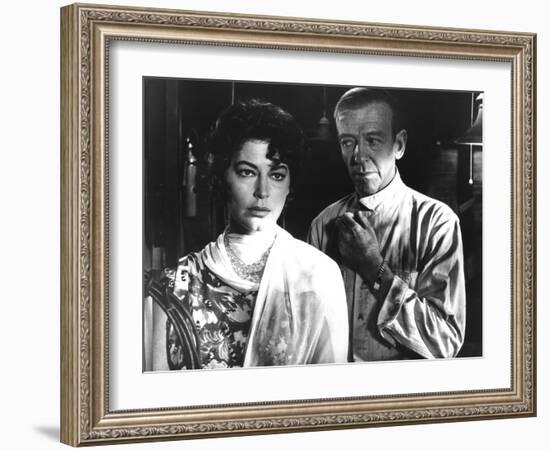 On The Beach, Ava Gardner, Fred Astaire, 1959-null-Framed Photo