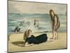 On the Beach, c.1868-Edouard Manet-Mounted Giclee Print