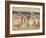 On the Beach, C.1920-23-Maurice Brazil Prendergast-Framed Giclee Print