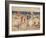 On the Beach, C.1920-23-Maurice Brazil Prendergast-Framed Giclee Print