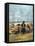 On the Beach, (Detail), 1880-Eugene Louis Boudin-Framed Premier Image Canvas