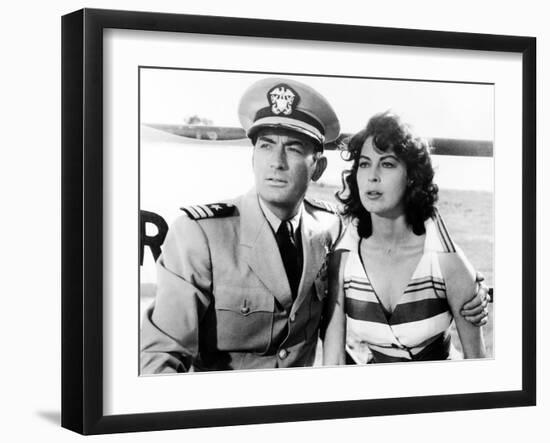 On the Beach, Gregory Peck, Ava Gardner, 1959-null-Framed Photo