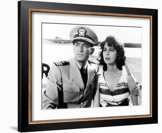 On the Beach, Gregory Peck, Ava Gardner, 1959-null-Framed Photo