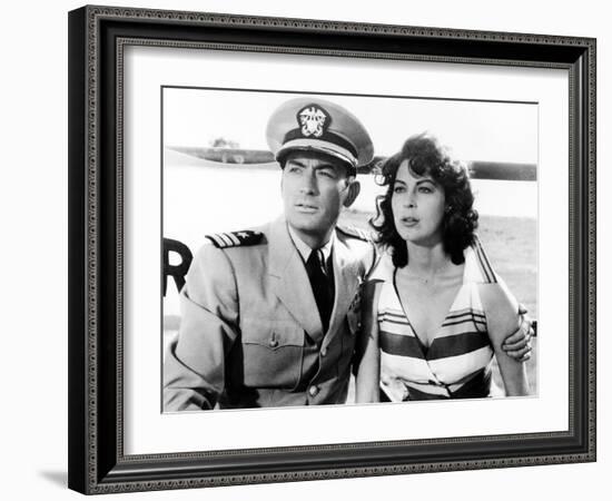 On the Beach, Gregory Peck, Ava Gardner, 1959-null-Framed Photo