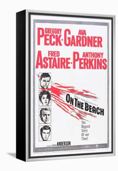 On the Beach, Gregory Peck, Ava Gardner, Fred Astaire, Anthony Perkins, 1959-null-Framed Stretched Canvas